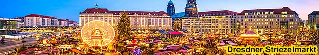 Dresdner Striezelmarkt, Dresden an der Elbe