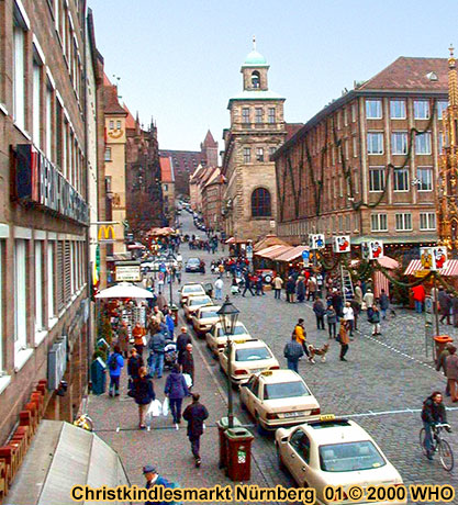 Weihnachtsmarkt-Reisen Nrnberger Christkindlesmarkt Nrnberg 2024 2025 Weihnachtsmrkte in Franken / Bayern, Christkindlmarkt Nurnberg / Nuremberg Advent