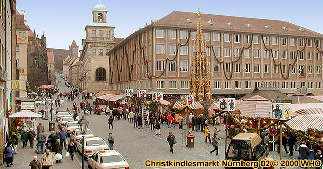 Weihnachtsmarkt-Reisen Nrnberger Christkindlesmarkt Nrnberg 2024 2025 Weihnachtsmrkte in Franken / Bayern, Christkindlmarkt Nurnberg / Nuremberg Advent