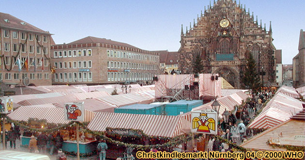 Weihnachtsmarkt-Reisen Nrnberger Christkindlesmarkt Nrnberg 2024 2025 Weihnachtsmrkte in Franken / Bayern, Christkindlmarkt Nurnberg / Nuremberg Advent