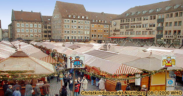 Weihnachtsmarkt-Reisen Nrnberger Christkindlesmarkt Nrnberg 2024 2025 Weihnachtsmrkte in Franken / Bayern, Christkindlmarkt Nurnberg / Nuremberg Advent