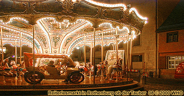 Rothenburger Reiterlesmarkt Weihnachtsmarkt-Reisen Rothenburg o. d. Tauber 2023 2024