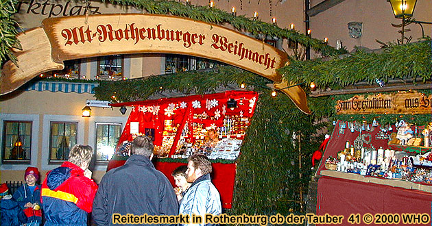 Rothenburger Reiterlesmarkt Weihnachtsmarkt-Reisen Rothenburg o. d. Tauber 2024 2025