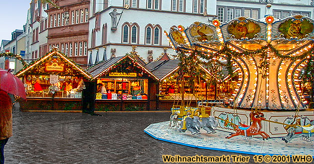 Weihnachtsmarkt-Reisen Trier Mosel 2024 2025. Weihnachtsmrkte am Trierer Dom und Hauptmarkt.